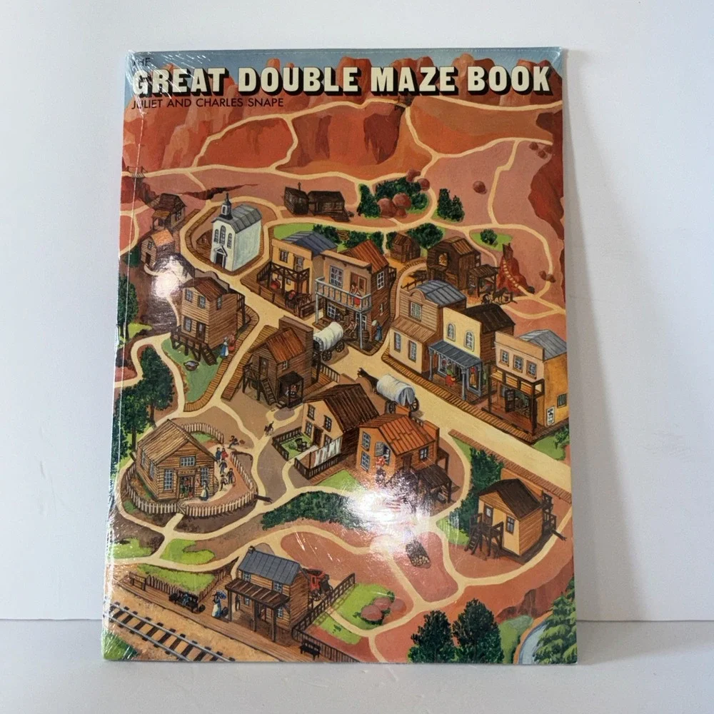 Great Double Maze Paperback Charles Juliet Snape Book Vintage 90s Sealed